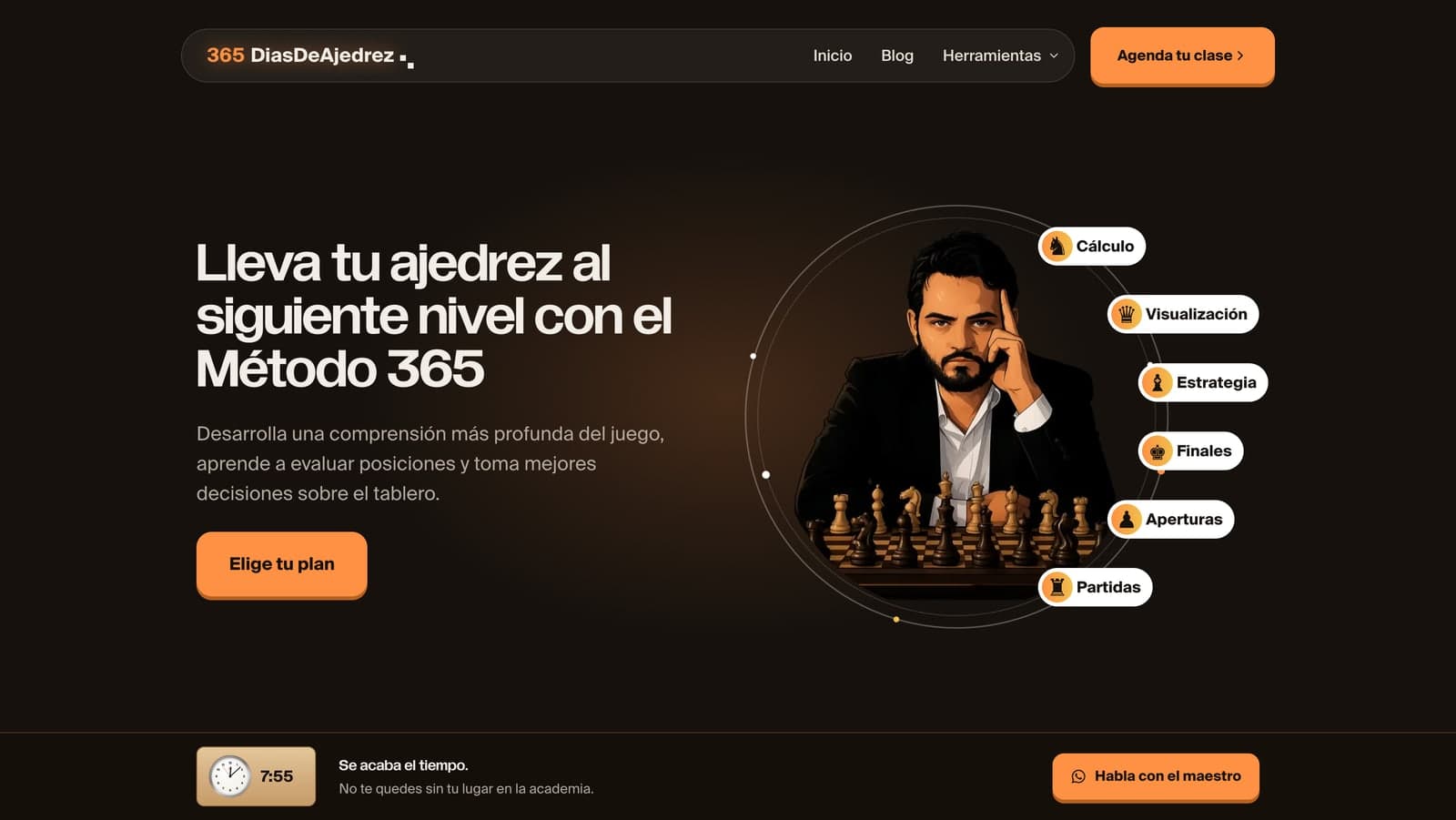 Home page of 365 Días de Ajedrez